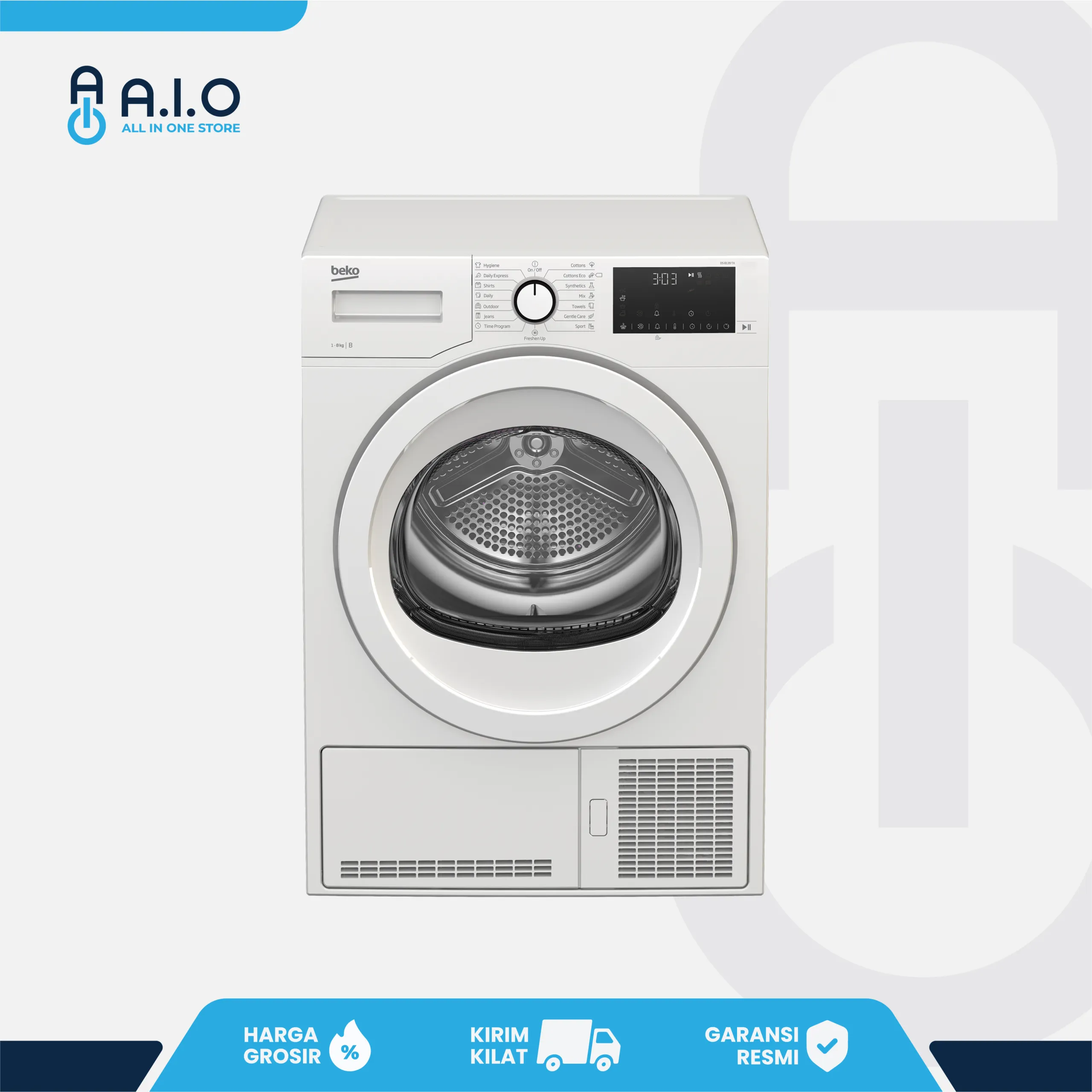 BEKO - WASH DRYER 8 KG - DS8139