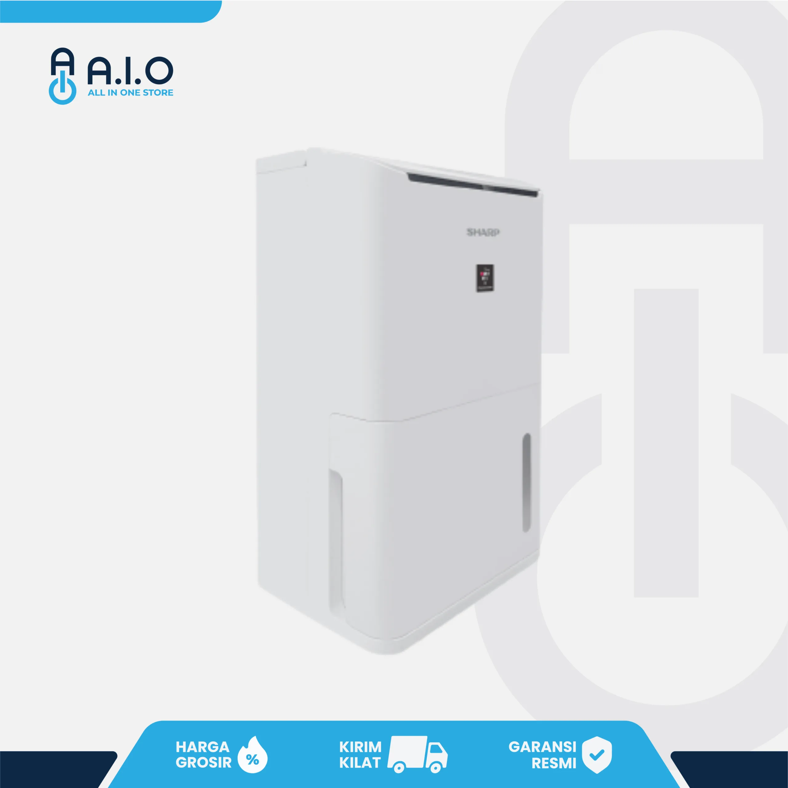SHARP - DEHUMIDIFER - DW D12A W 3 DW D12A W LEFT