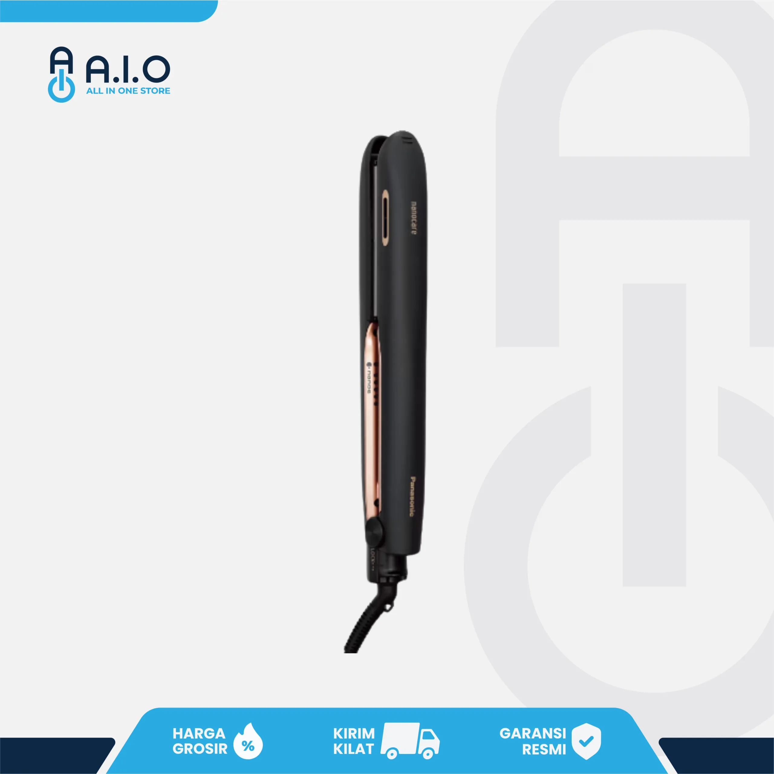 PANASONIC - HAIR STRAIGHTNER - EH HS99 K415 1 EH HS99 K415 FRONT