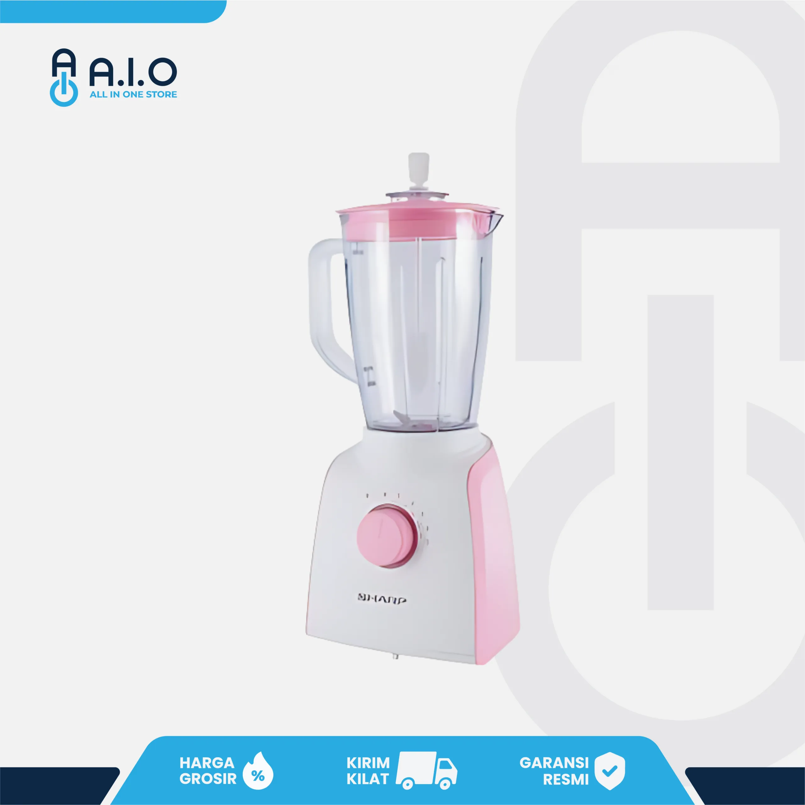 SHARP - BLENDER 1.5 L - EM 152P PK 2 EM 152P PK RIGHT