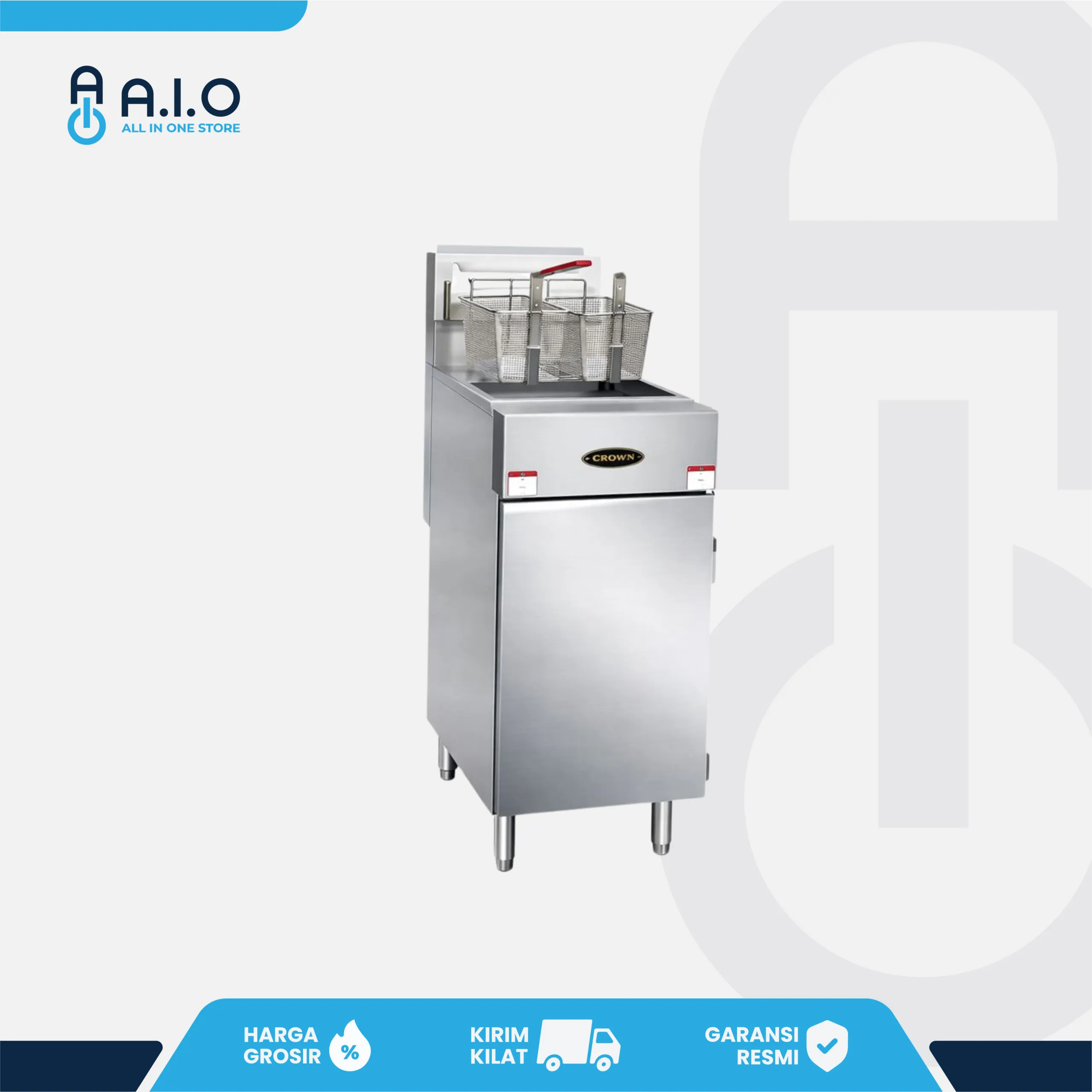 CROWN - STANDING GAS FRYER - FGC 400