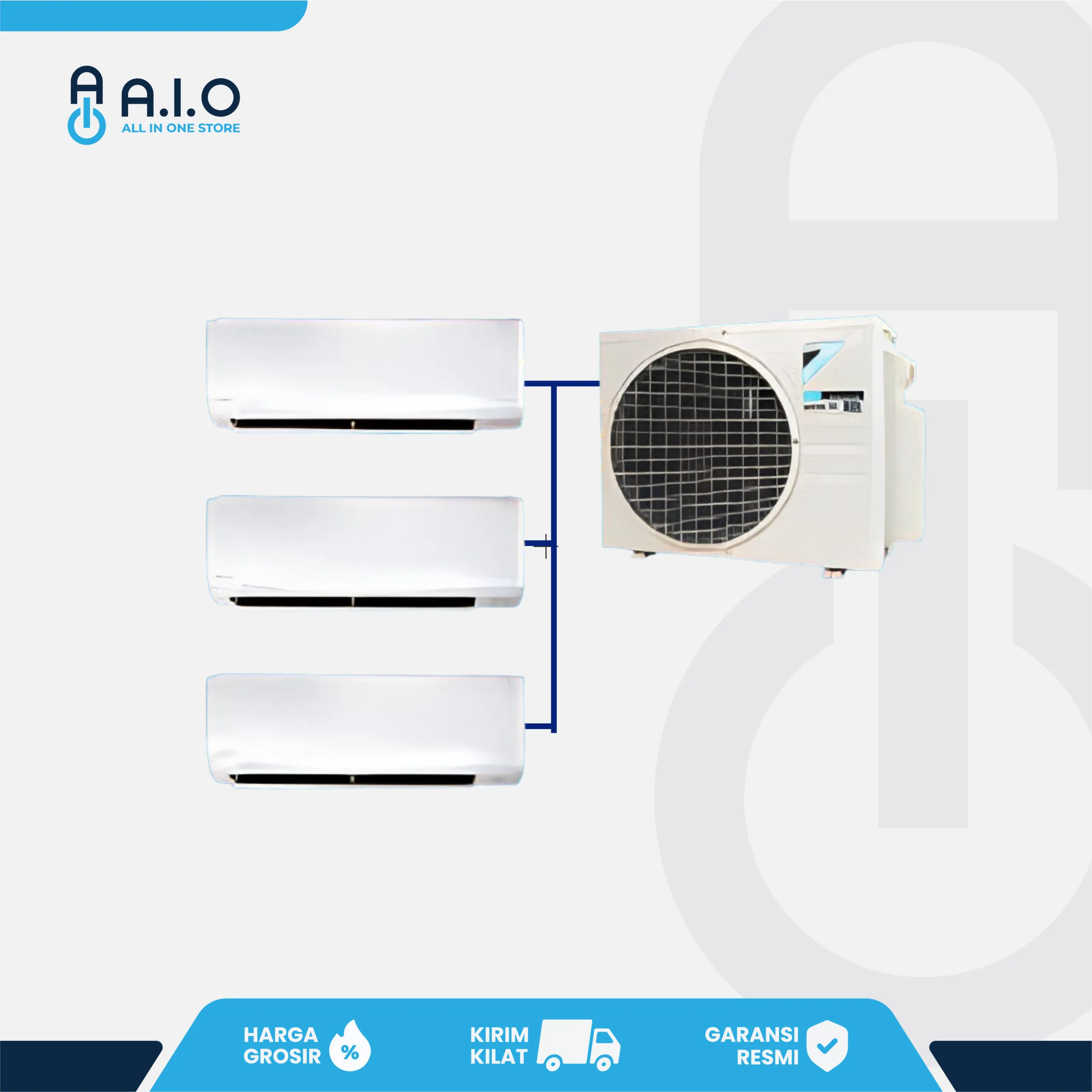 DAIKIN - AC MULTI S 3 KONEKSI OUTDOOR 2 PK - MKC50RVM4
