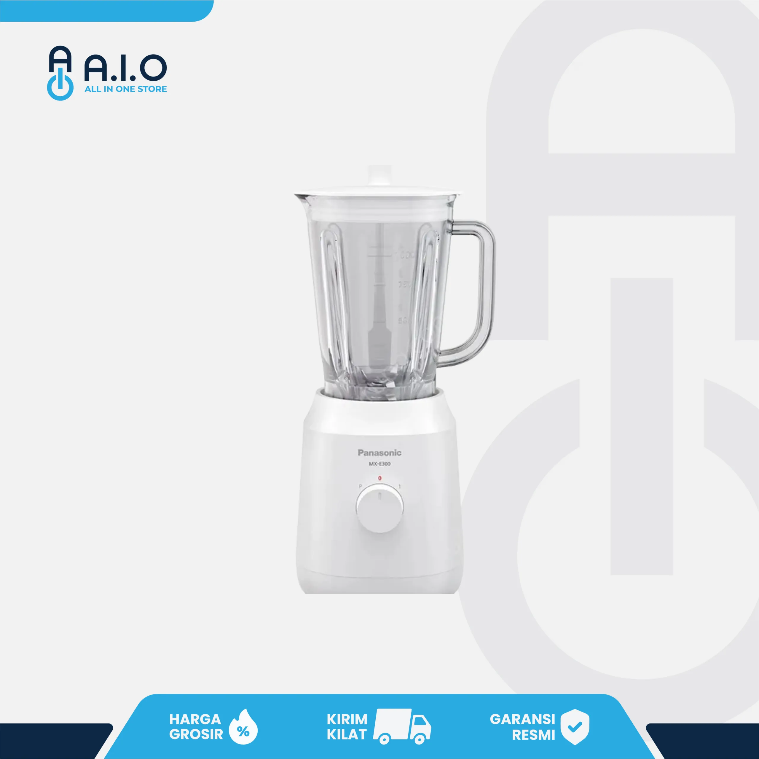 10 Rekomendasi Blender Kaca Terbaik Lengkap dengan Harga Terbaru 2026 22 PANASONIC - BLENDER 1 L - MX E310WSR