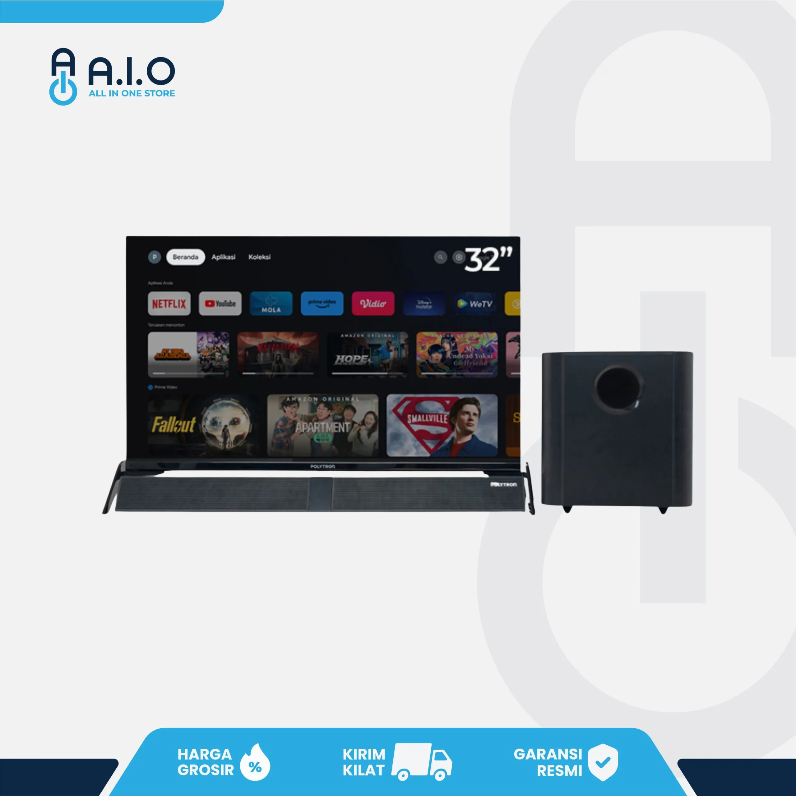 POLYTRON - TV GOOGLE 32" - PLD 32BG9058 1 PLD 32BG9058