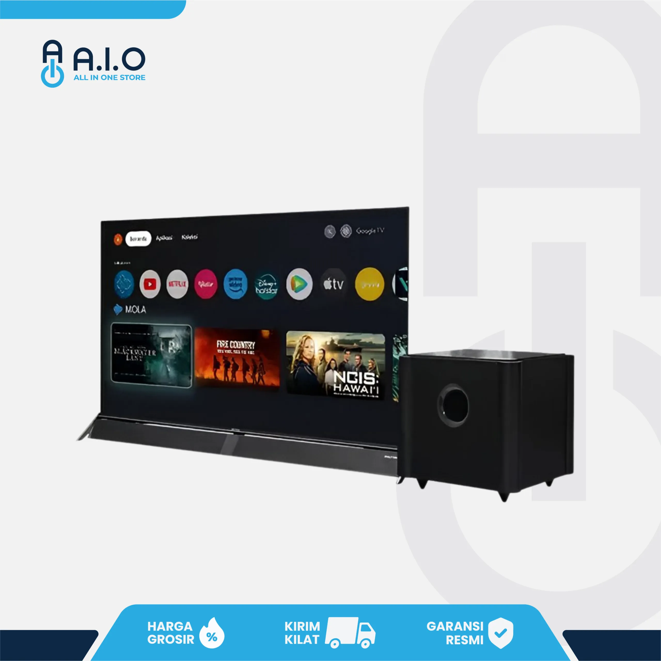 POLYTRON - TV GOOGLE SMART 43" - PLD 43BG5058 2 PLD 43BG5058 RIGHT