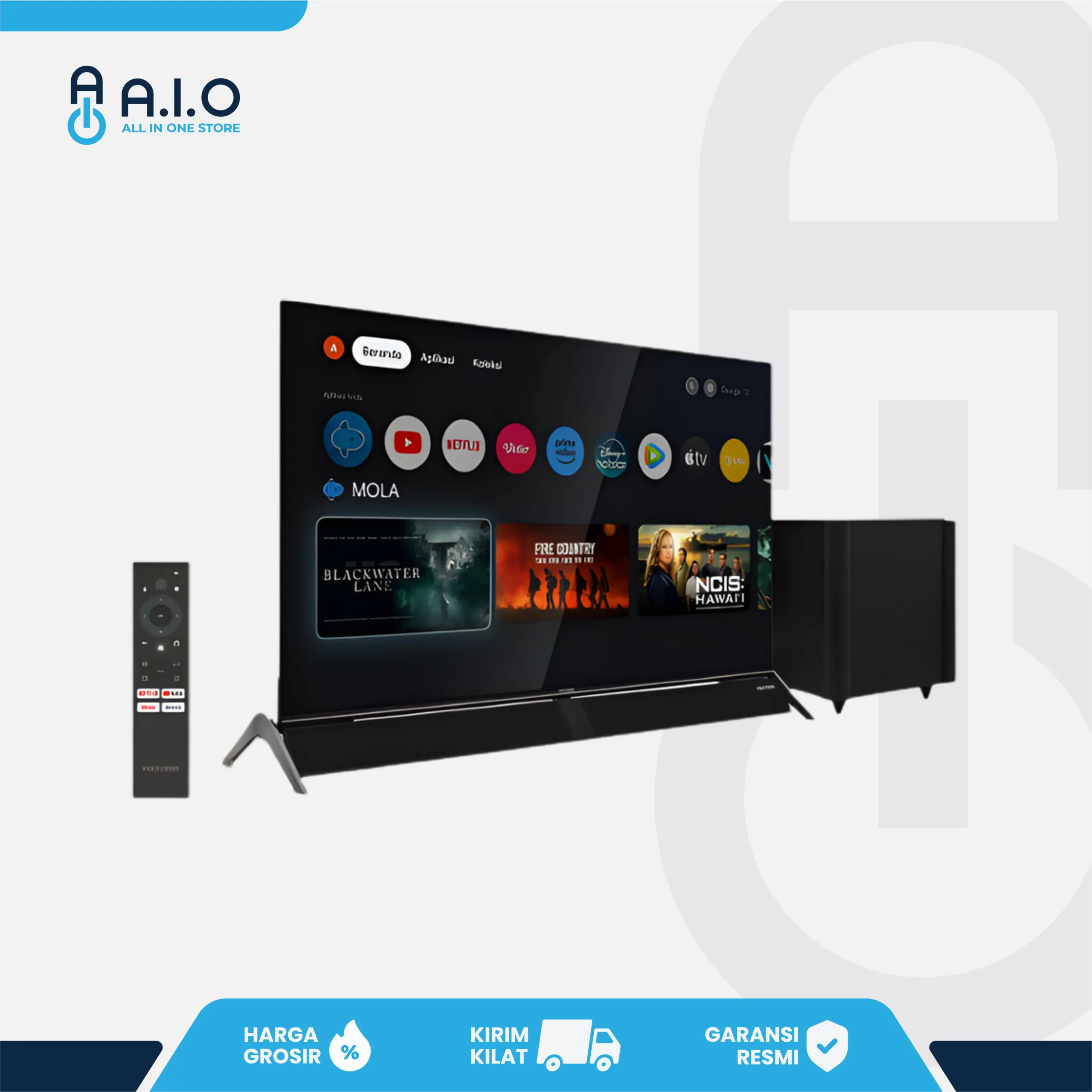 POLYTRON - TV GOOGLE 43" - PLD 43BUG3058 2 PLD 43BUG3058 LEFT