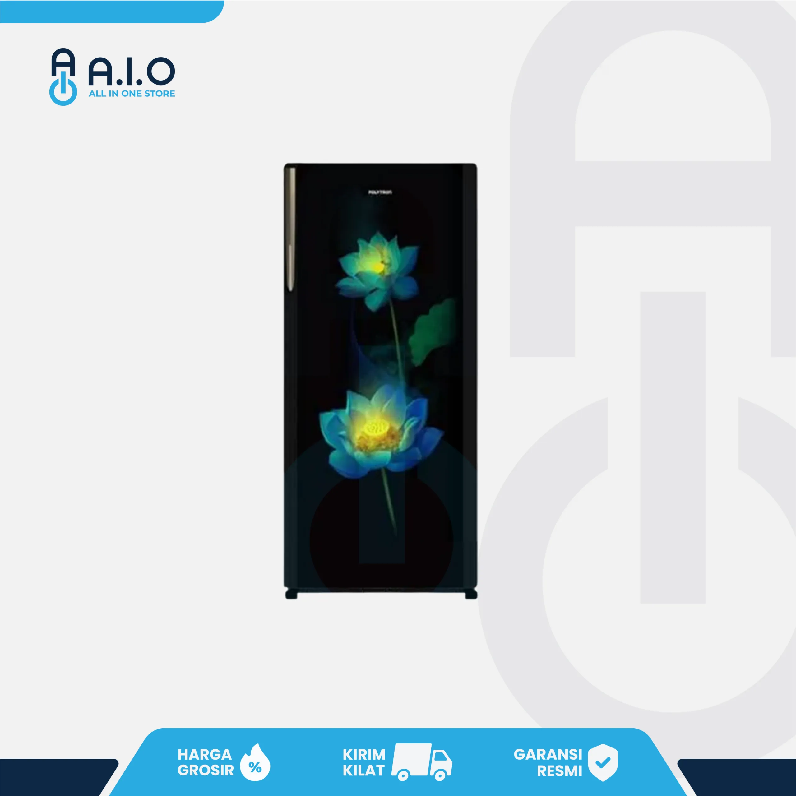 POLYTRON - KULKAS 1 PINTU 180 L - PRA 18PLX