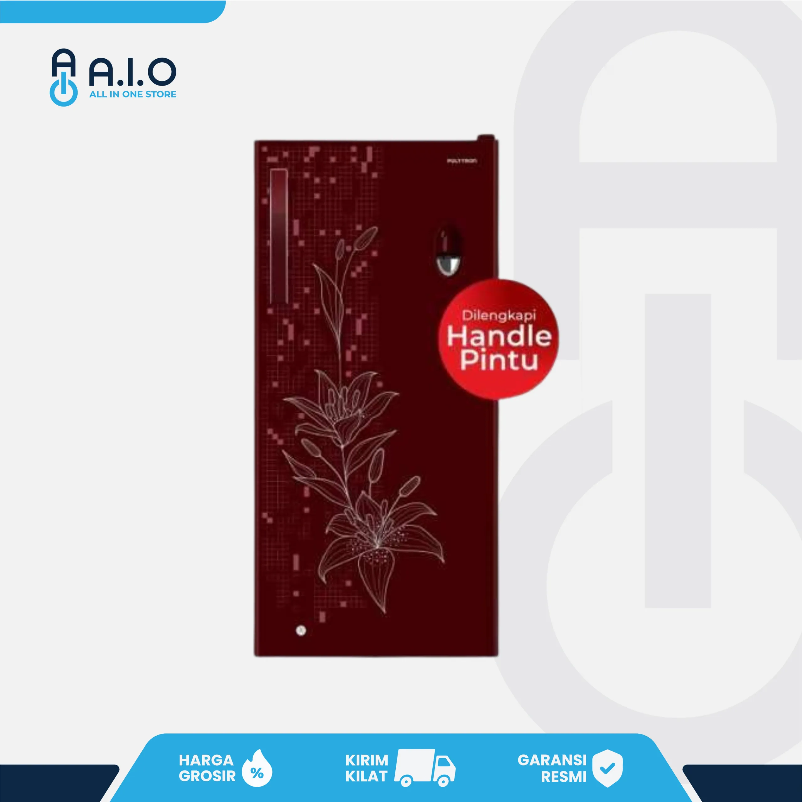 POLYTRON - KULKAS 1 PINTU 180 L - PRD 18JR