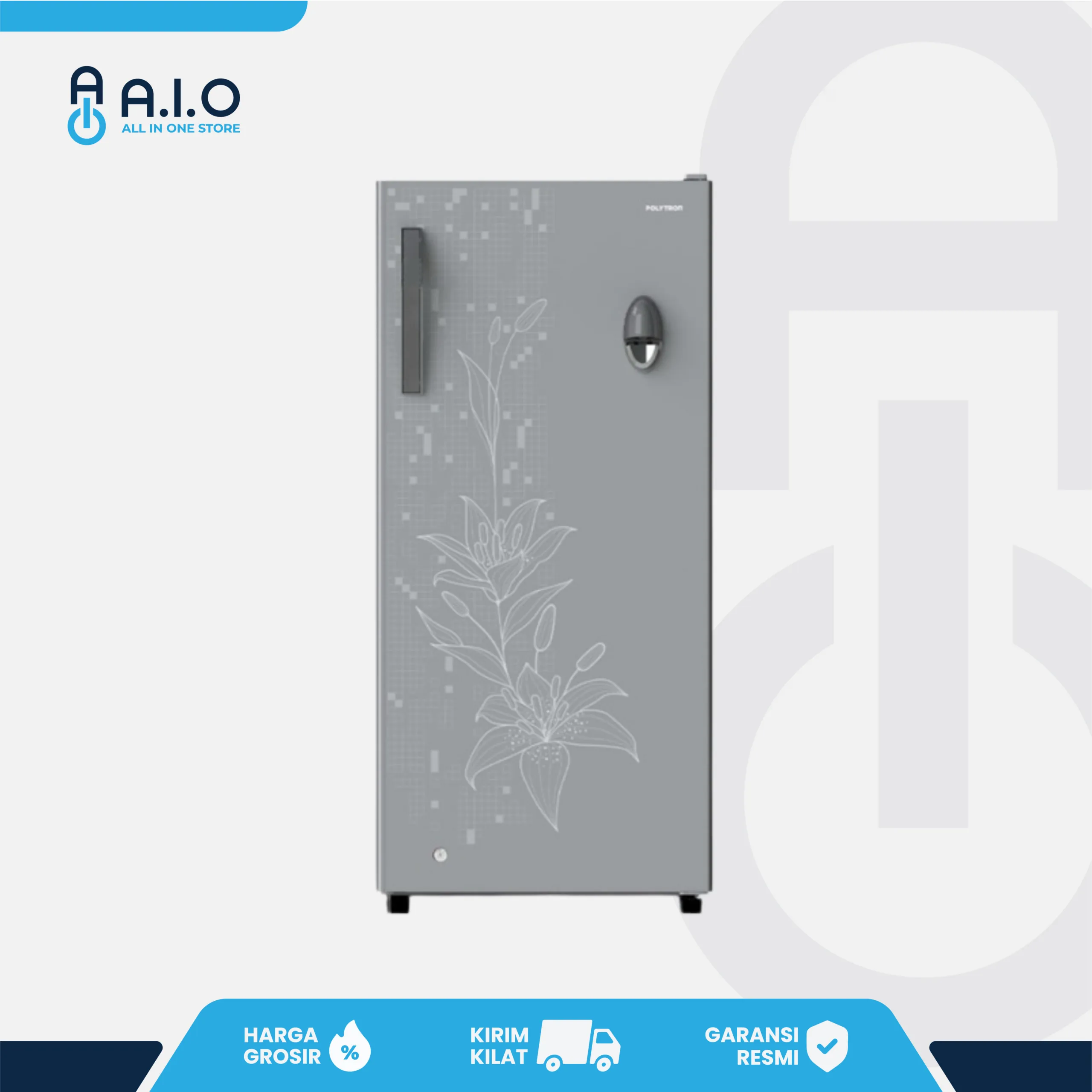 POLYTRON - KULKAS 1 PINTU 180 L - PRD 18JS