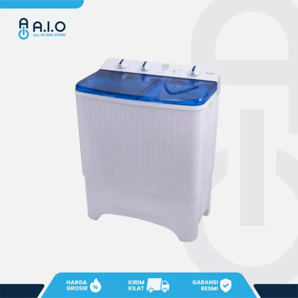 POLYTRON - MESIN CUCI 2 TABUNG 8.5 KG - PWM 851B