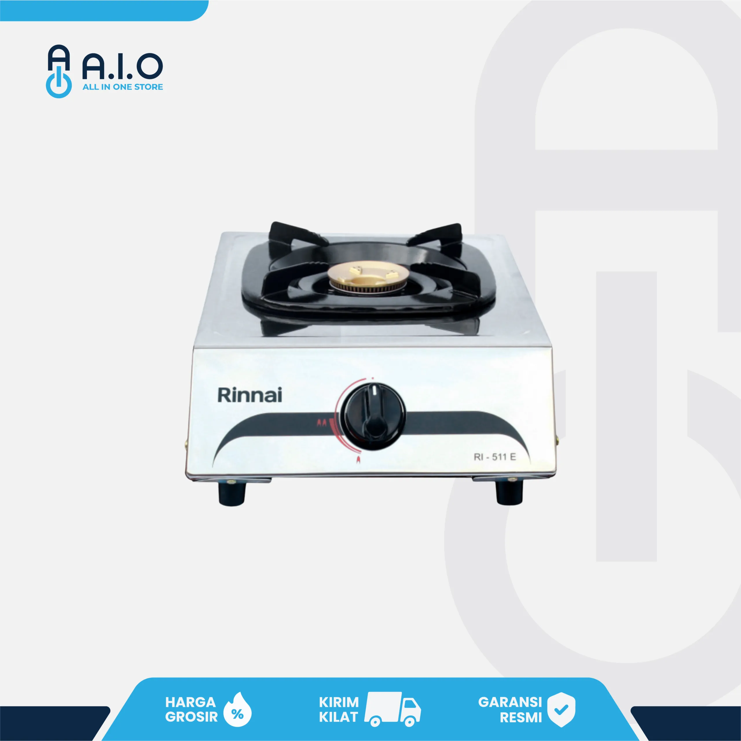 RINNAI - KOMPOR 1 TUNGKU - RI 511E 1 RINNAI - KOMPOR 1 TUNGKU - RI 511E