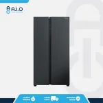 HISENSE - KULKAS SIDE BY SIDE 544 L - RS708N4IBN 6 RS708N4IBN FRONT