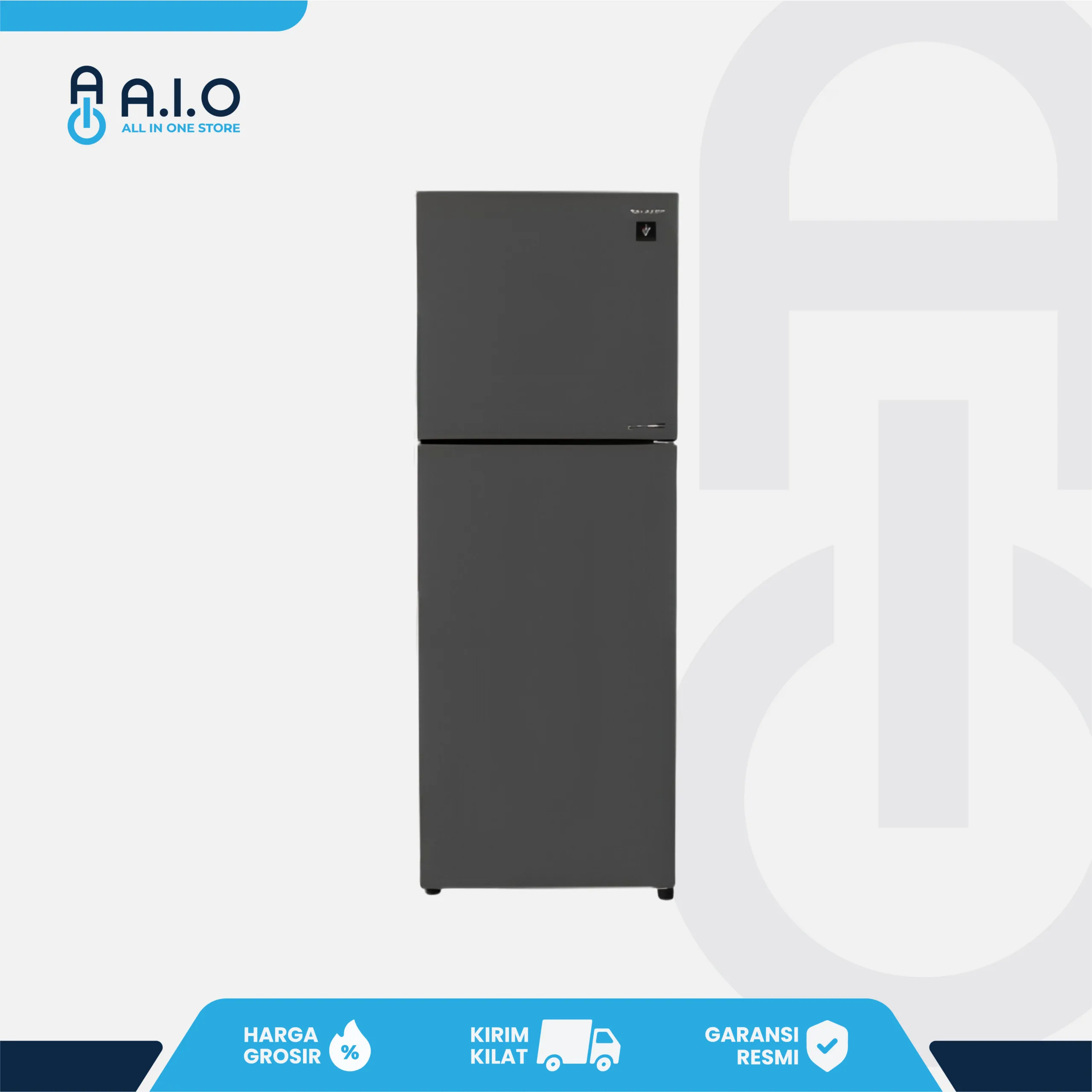 SHARP - KULKAS 2 PINTU 285 L - SJ 386SI DS 1 SJ 386SI DS FRONT