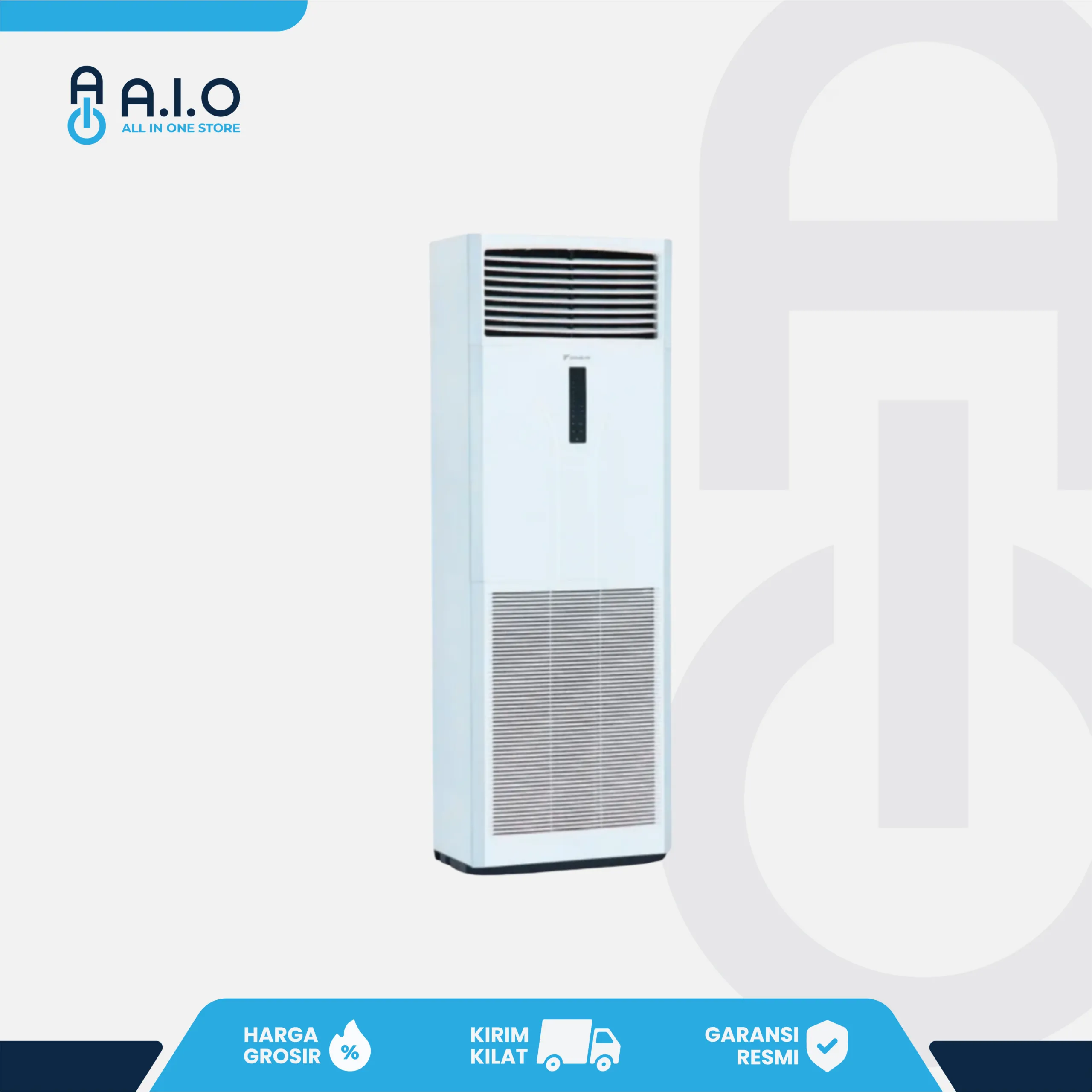 DAIKIN - AC FLOOR STANDING INVERTER 5 PK WIRELESS - SVFC125AYL