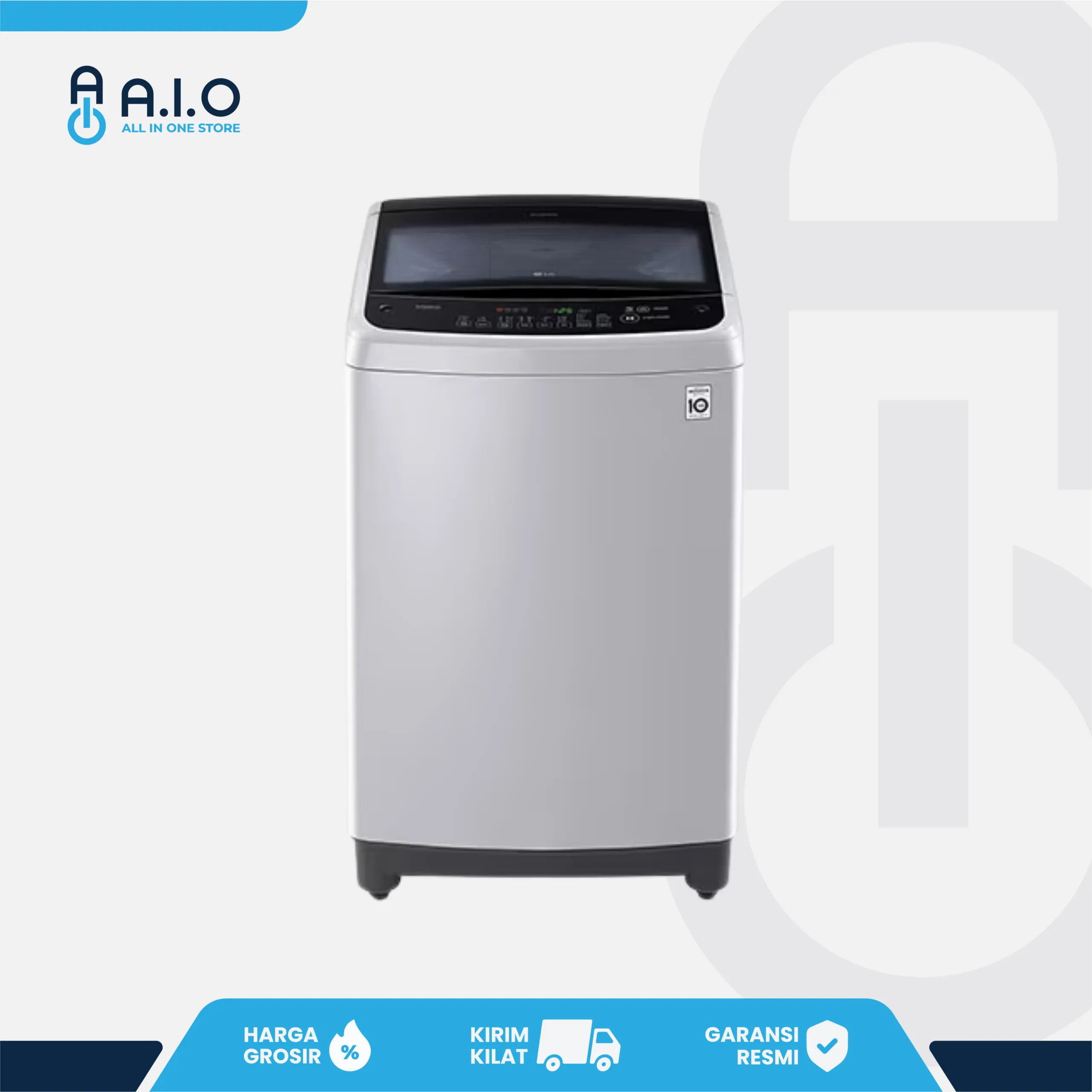 LG - MESIN CUCI 1 TABUNG / TOP LOADING 9 KG - T2109NT