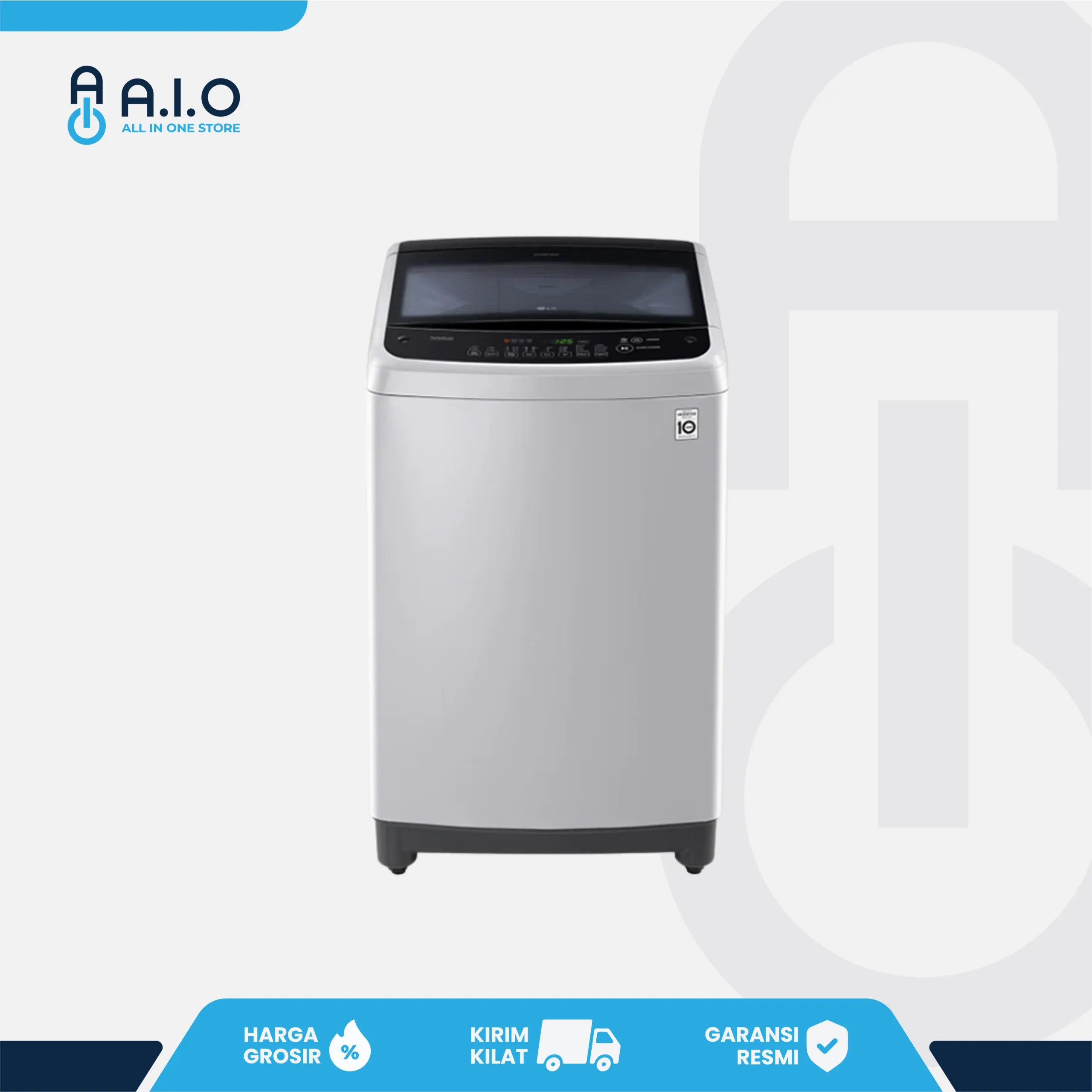 LG - MESIN CUCI TOP LOADING 9 KG - T2109VS2M