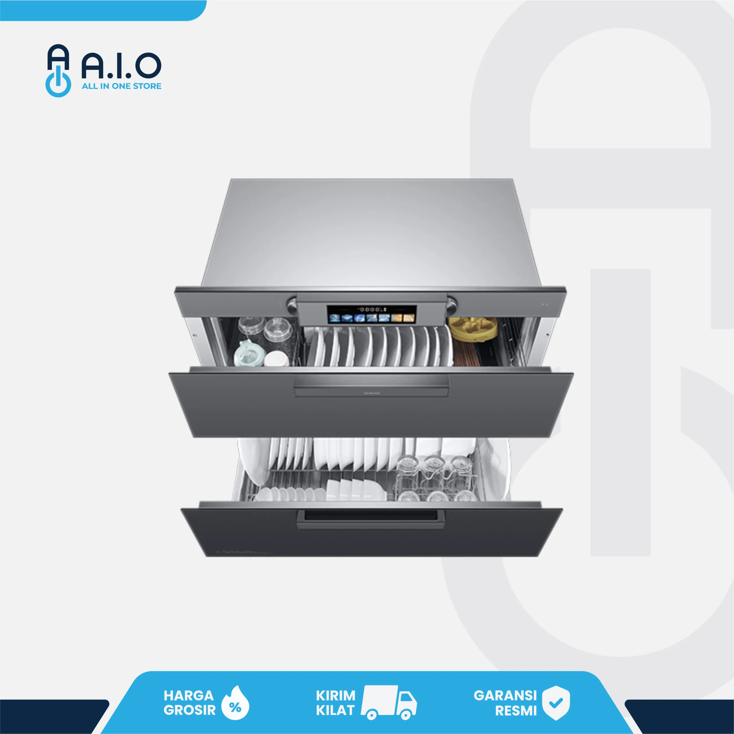 C/ROBAM - BUILT IN DISINFECTION CABINET - XG858 4 XG858 OPEN