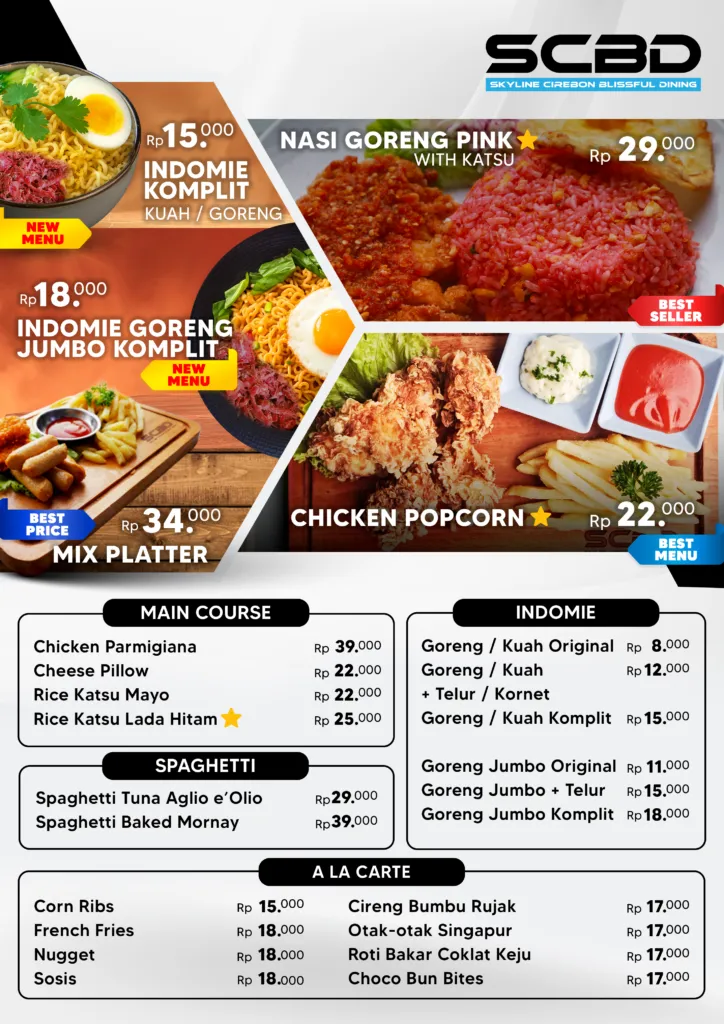 MENU SCBD BARUDEPAN SCBD