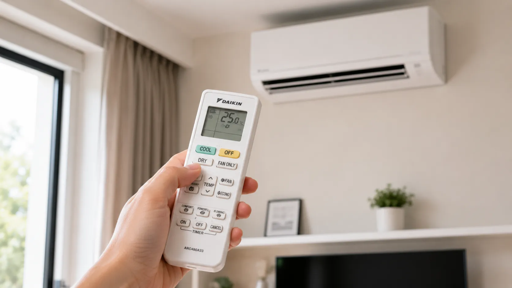 Cara Menggunakan Remote AC Daikin