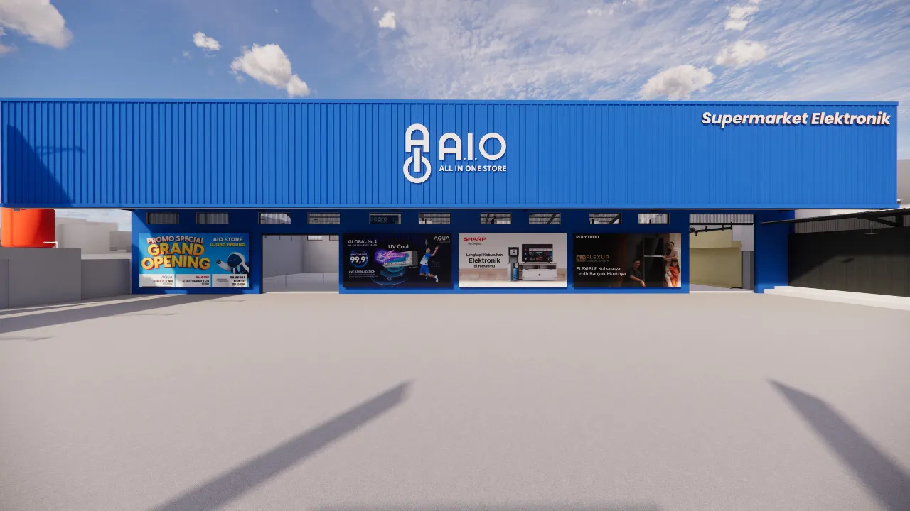 AIO Store Haurgeulis toko elektronik Indramayu terdekat dan terlengkap
