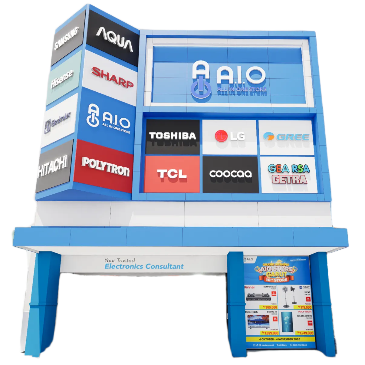 AIO Store Garut toko elektronik Garut terdekat dan terlengkap