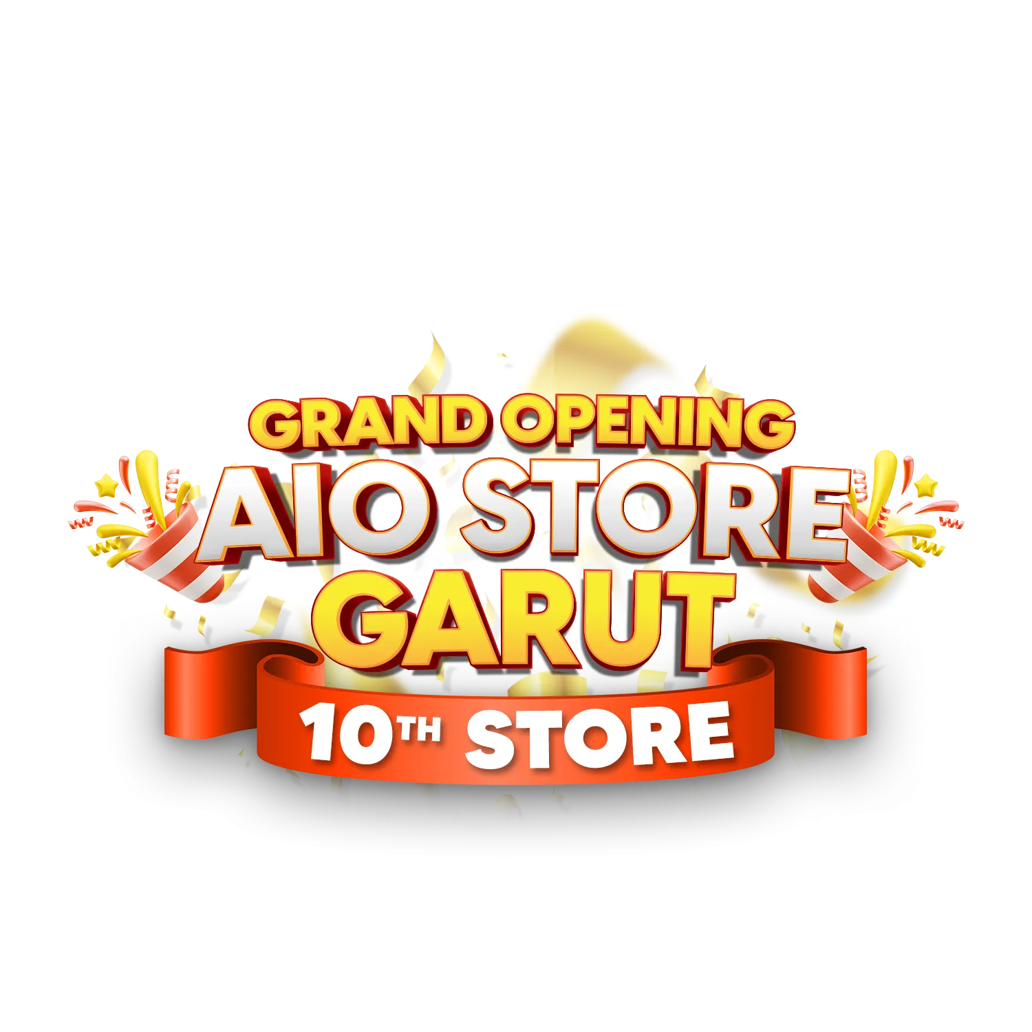 LOGO GO AIO STORE GARUT Invitation Grand Opening AIO Store Garut