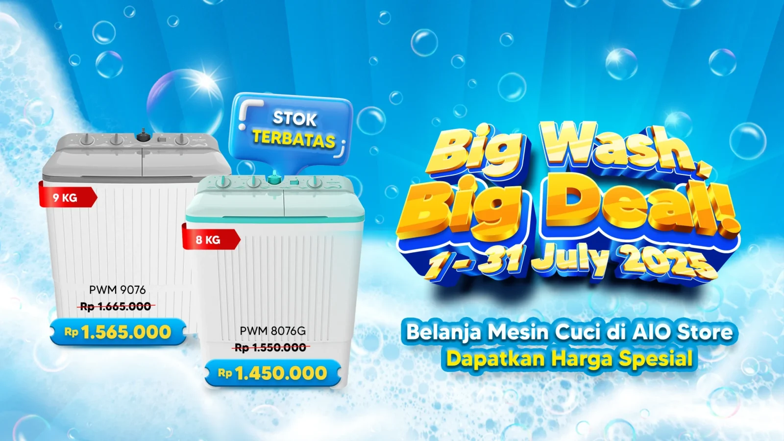 promo mesin cuci