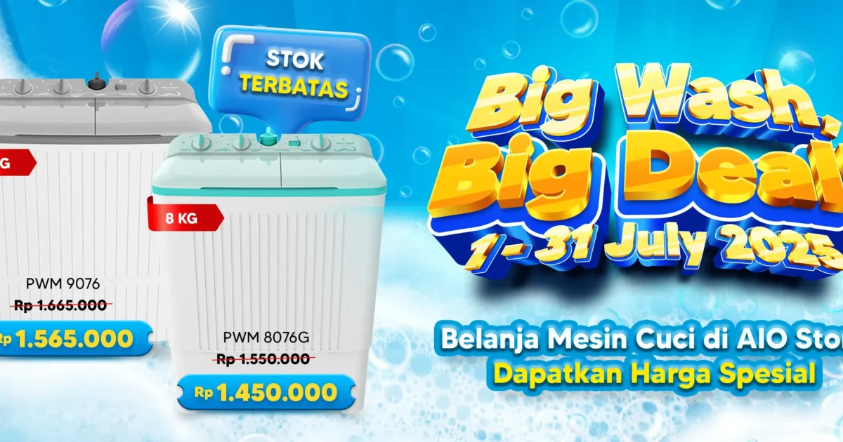 Promo Mesin Cuci AIO Store