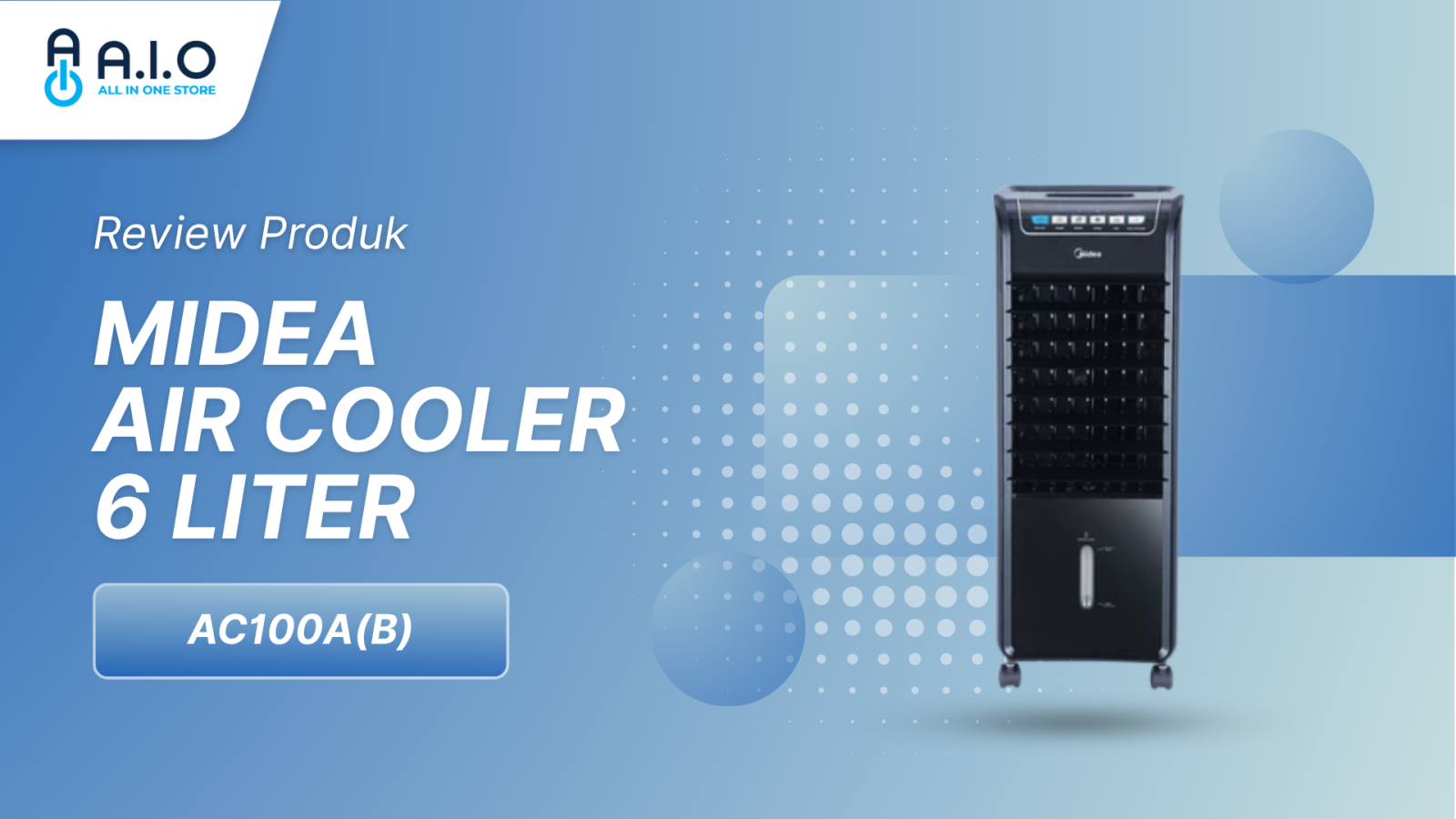 MIDEA AIR COOLER 6 LITER AC100A(B) AC100AB