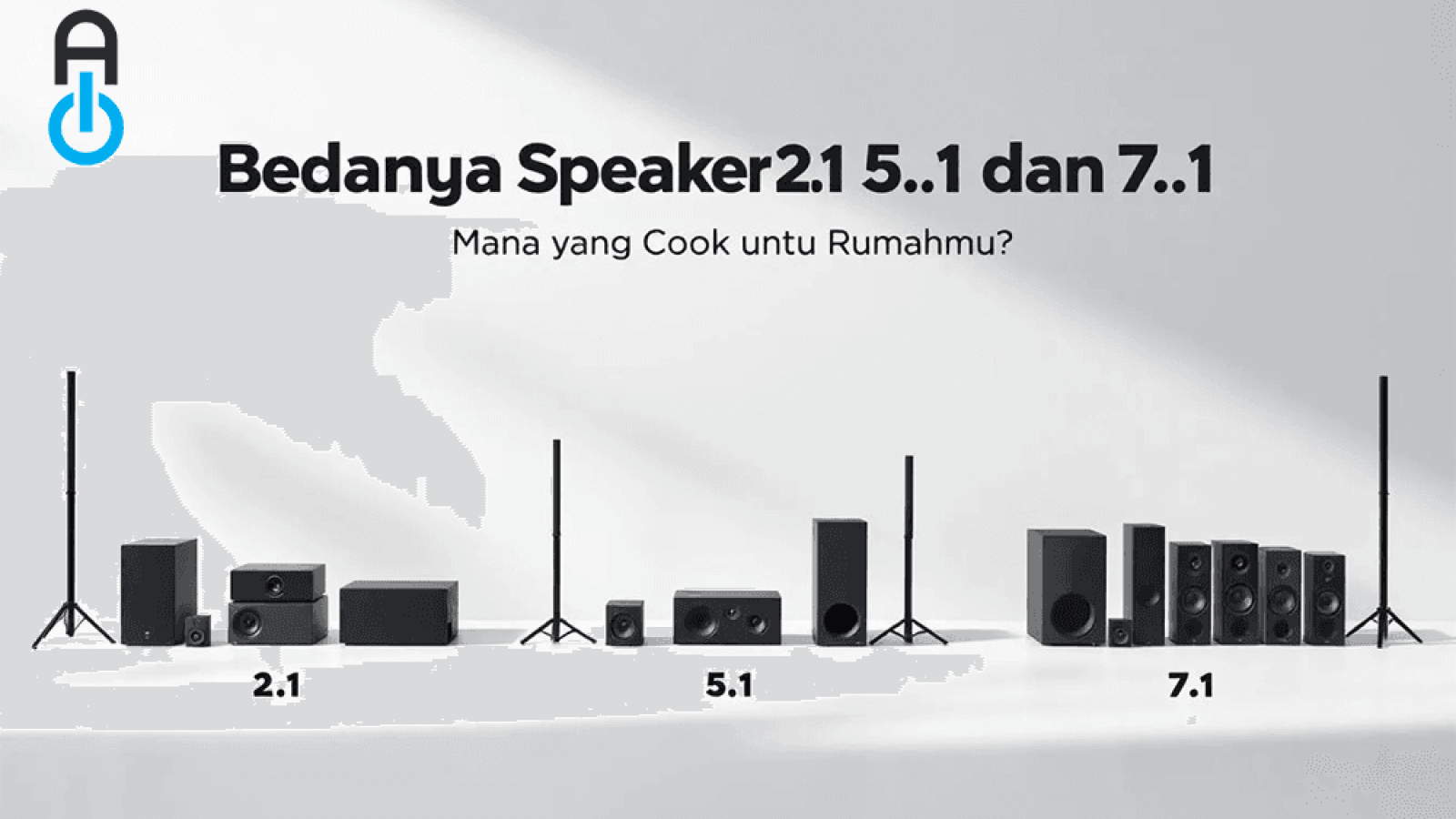 Perbedaan Speaker 2.1, 5.1 dan 7.1