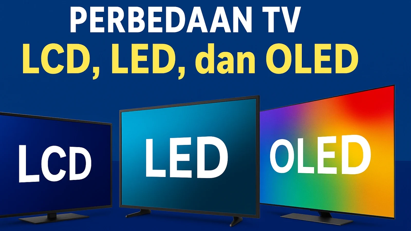 Perbedaan TV LCD LED OLED