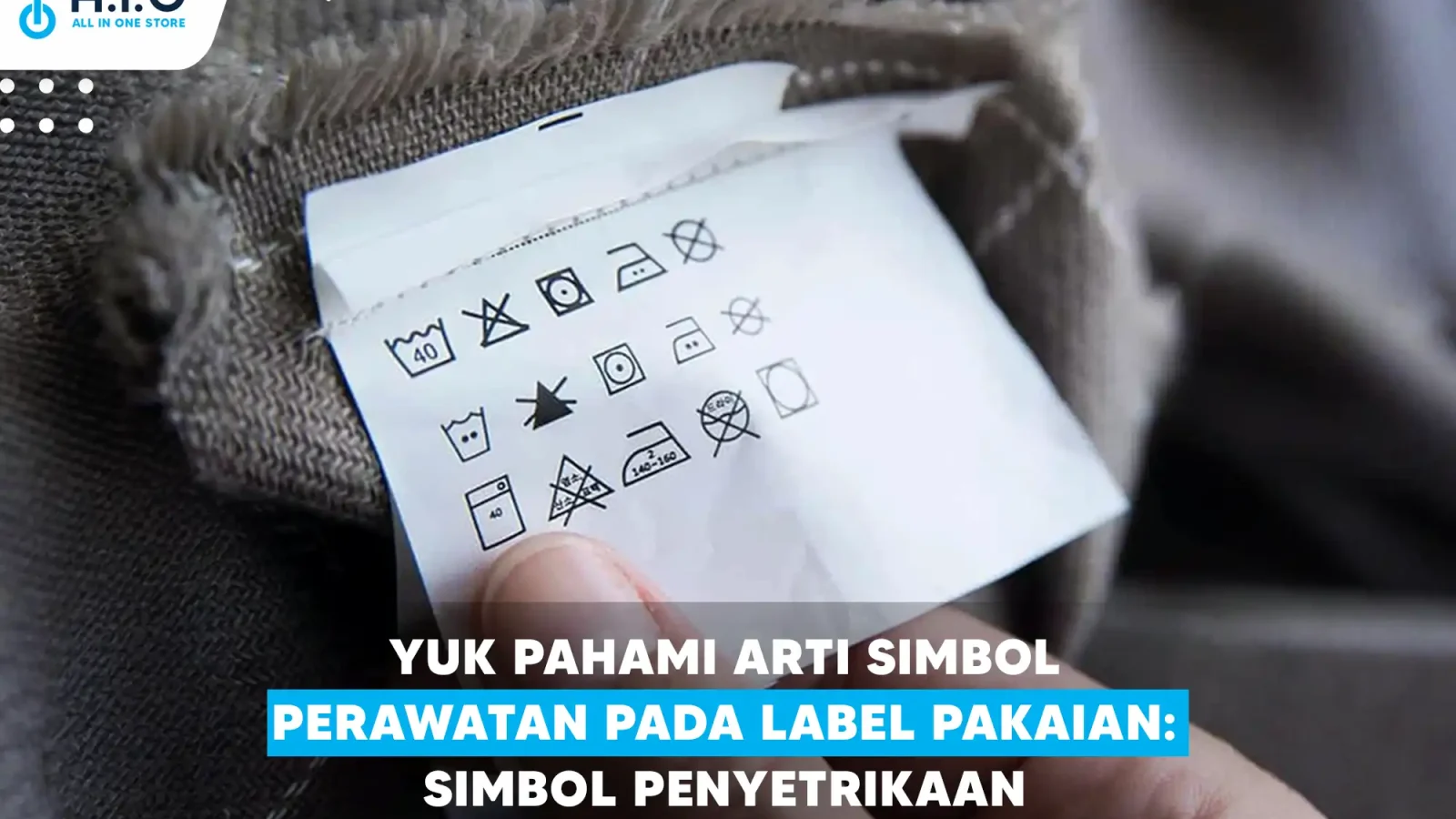 Simbol Perawatan Pakaian