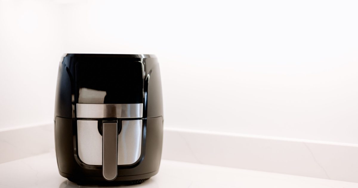 Trendy kitchen gadget air fryer, small countertop convection oven, deep fast frying oil free, more healthful way to cook deep-fried food