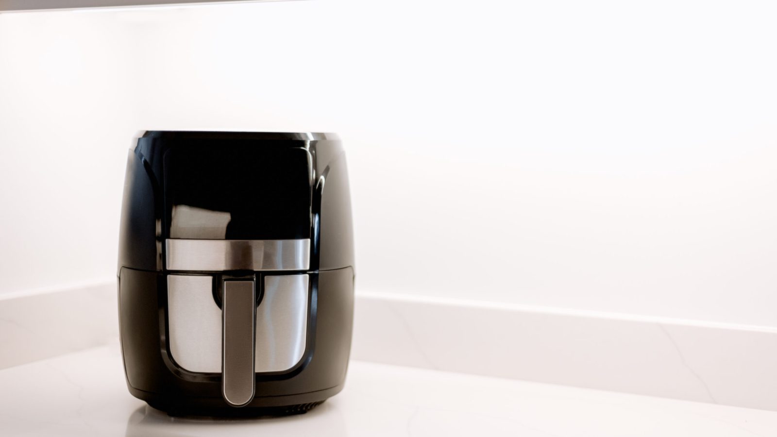 Trendy kitchen gadget air fryer, small countertop convection oven, deep fast frying oil free, more healthful way to cook deep-fried food