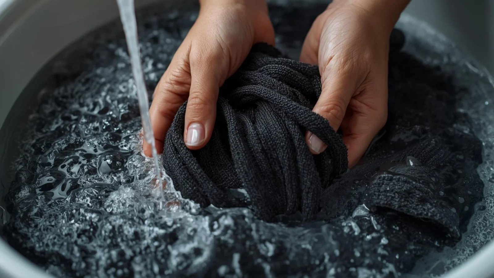 cara mencuci baju hitam agar tidak pudar